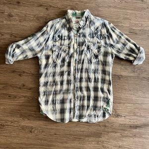 Ed Hardy Button Down (size medium)